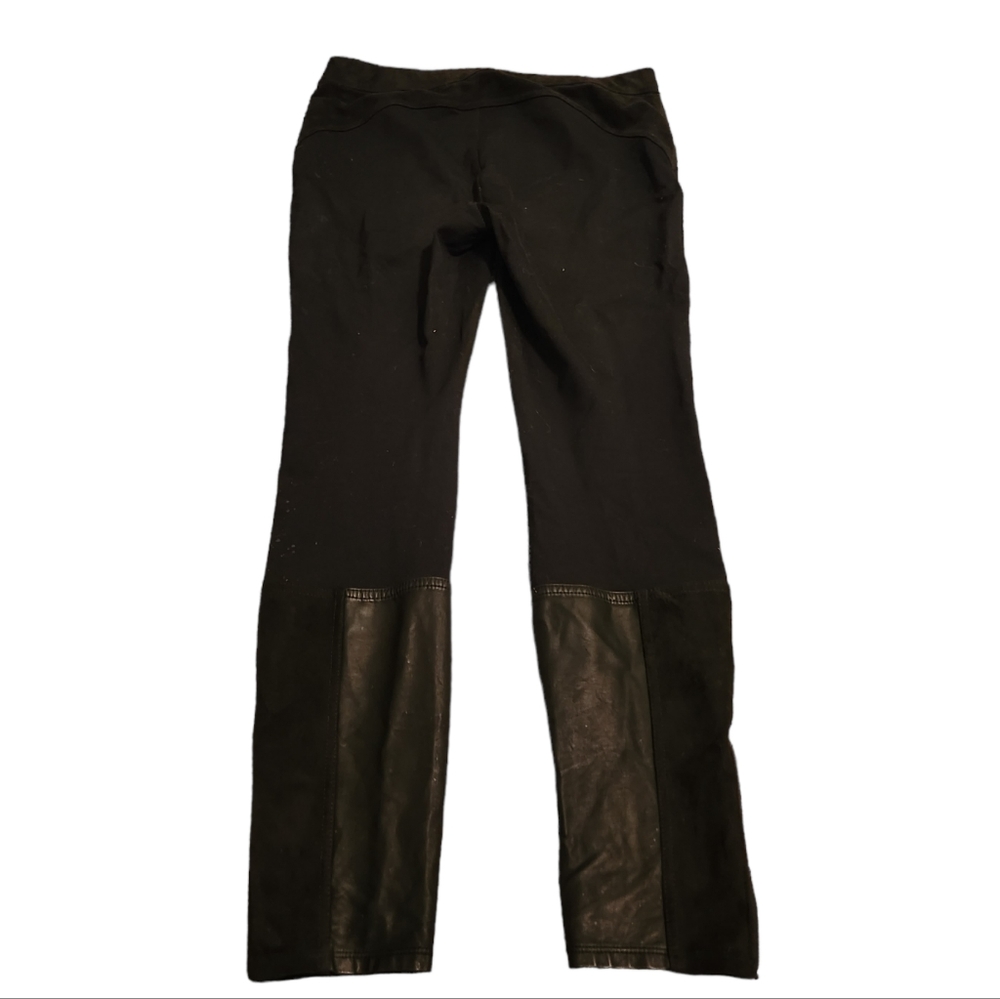 Anthropologie Patchwork Black Pants - image 3